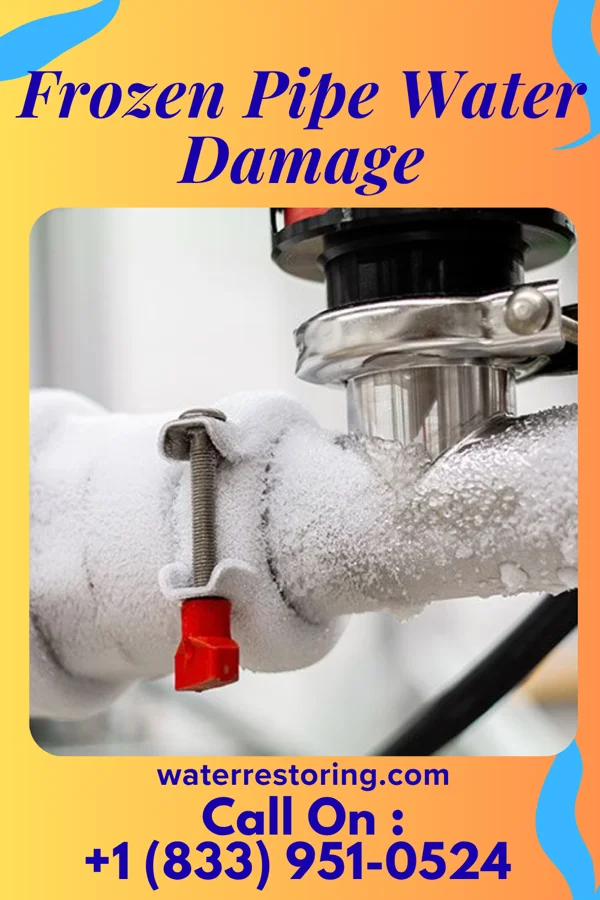 Frozen Pipe Water Damage in Man, WV